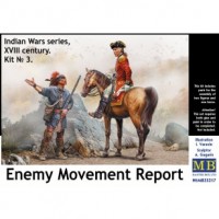 MASTER BOX LTD - MB35217 - Enemy Movement Report Serie di guerre indiane, XVIII secolo kit N.3 Scala 1:35                      .