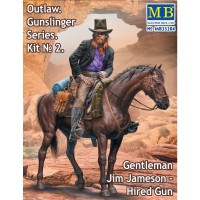 MASTER BOX LTD - MB35204 - Outlow. Gunslinger series. Kit #2 Gentleman Jim Jameson Hired Gun Scala 1:35