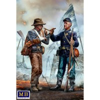MASTER BOX LTD - MB35198 - Confederato si arrende agli Unionisti. Appomattox, Virginia, 9 Aprile 1865 Scala 1:35