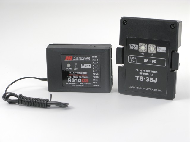 SET MODULO TX TS-35J (35MHz) PLL SYNTHESIZED + RX RS10DS-SPCM 10ch