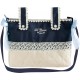 De Cuevas TOYS - CARROZZINA SERIE CLASSIC ROMANTIC BLU PIEGHEVOLE CON BORSA,CUSCINO,LENZUOLA ED OMBRELLO - DIMENSIONI: CM.90X40X