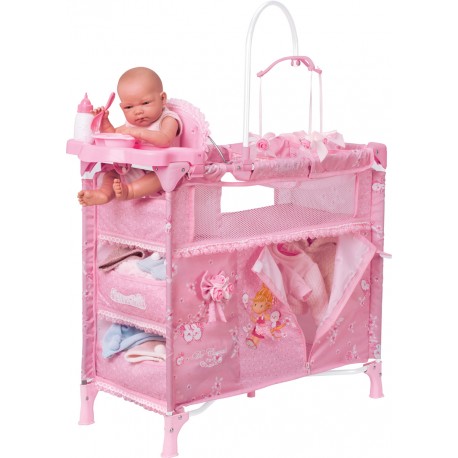 De Cuevas TOYS - LETTINO CON ACCESSORI SERIE MARIA - DIMENSIONI: CM.70X32X60