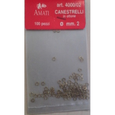 CANESTRELLI OTTONE MM.2 (100 PZ)