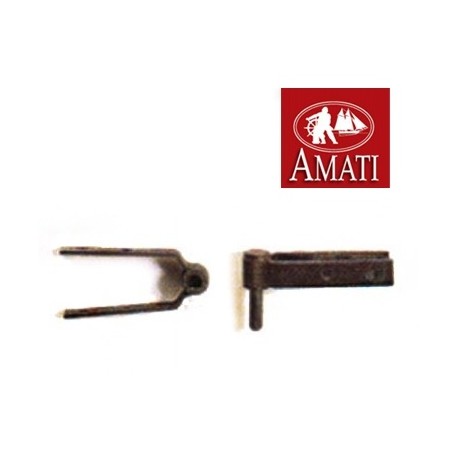CERNIERA TIMONE SALDATA PER LEGNO SPESSORE MM.5 (1pz)