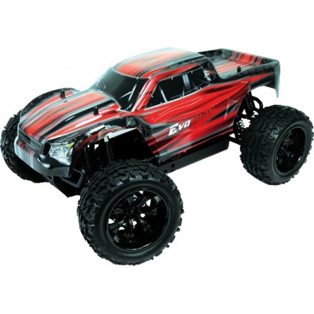 EVO MONSTER  1/10 Brushed RTR 2,4GHz 4x4 (ROSSO-VERDE-ARANCIONE)