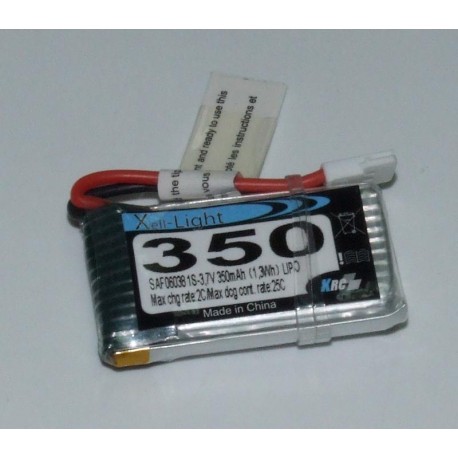 Lipo Xell-Light 3.7V 350MAH 1S 25C MCX                                  KAIR RC Logistic