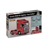 ITALERI - 1/24 SCANIA R560 V8 RED GRIFFIN