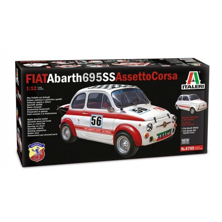 ITALERI - 1/12 FIAT Abarth 695SS / 695SS Assetto Corsa