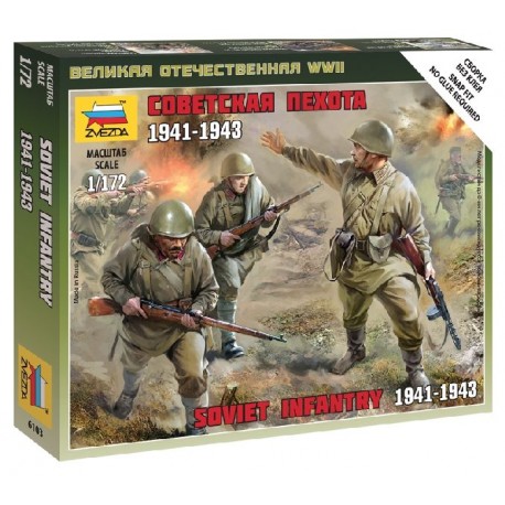 ZVEZDA - 1/72 SOVIET INFANTRY 1941