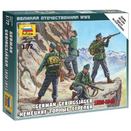 ZVEZDA - 1/72 GERMAN MOUNTAIN TROOPS