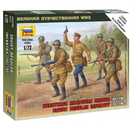 ZVEZDA - 1/72 SOVIET REGULAR INFANTRY