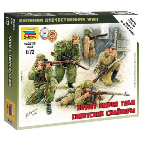 ZVEZDA - 1/72 SOVIET SNIPERS