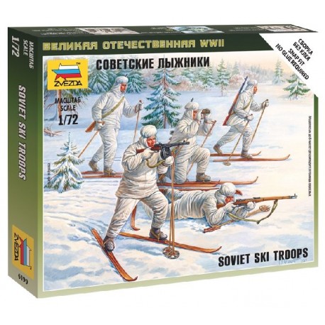 ZVEZDA - 1/72 SOVIET SKI TROOPS WWII                                                                                           .