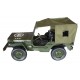 US JEEP WILLYS MB 4WD MILITARE RADIOCOMANDATA SCALA 1/10