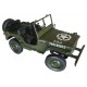 US JEEP WILLYS MB 4WD MILITARE RADIOCOMANDATA SCALA 1/10