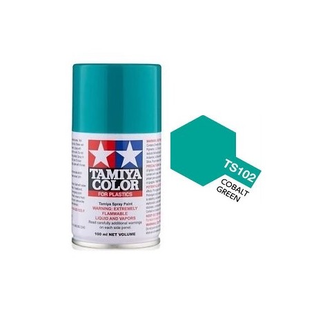 TAMIYA - TS-102 Cobalt Green SPRAY LACQUER 100ml                                                                               .