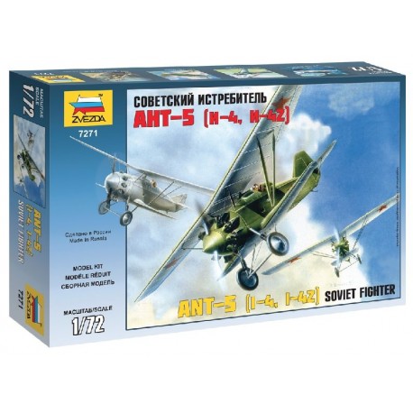 ZVEZDA - 1/72 ANT-5 SOVIET FIGHTER