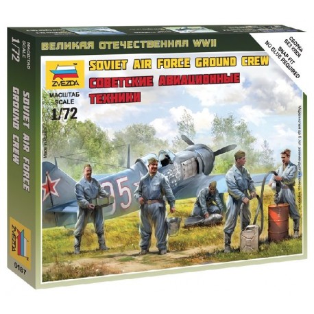 ZVEZDA - 1/72 SOVIET AIRFORCE GROUND CREW WWII