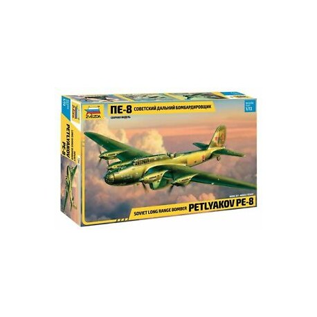 ZVEZDA - 1/72 PE-8 SOV.LONG-RANGE HEAVY BOM