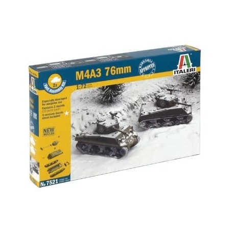 ITALERI - 1/72 M4 A3 76MM