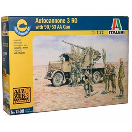 ITALERI - 1/72 AUTOCANNONE R03 w/90 53 AA GUN