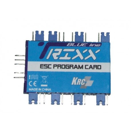 TRIXX PROGRAMCARD PER ESC BLUE LINE