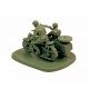 ZVEZDA - 1/72 Soviet M-72 Sidecar Motorcycle w/Crew