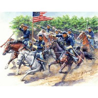 MASTER BOX LTD - MB3550 - Volontari del 8th Pennsylvania Cavalleria 89th Reggimento Pennsylvania battaglia di Chancellorsville..