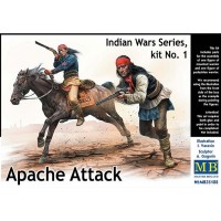 MASTER BOX LTD - MB35188 - Serie Guerre indiane, attacco Apache scala 1:35                                                     .