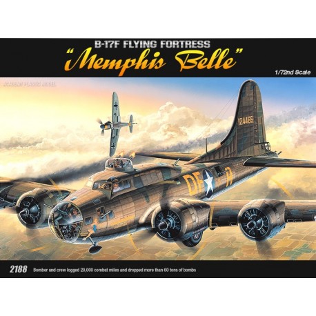 ACADEMY - 1:72 B-17F MEMPHIS BELLE                                                                                             .