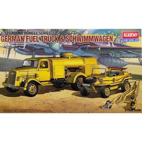 ACADEMY - EDW TANKWAGEN & SCHWIMMWAGEN 1:72                                                                                    .