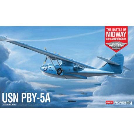 ACADEMY - USN PBY-5A "BATTLE OF MIDWAY" 1:72                                                                                 ...