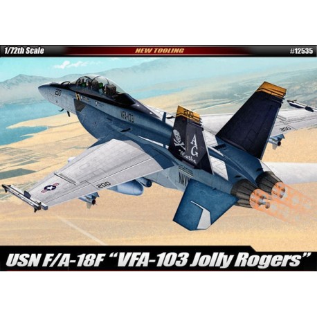 ACADEMY - F/A-18F USN VF103 JOLLY ROGERS 1:72                                                                                  .