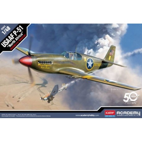 ACADEMY - USAAF P-51 NORTH AFRICA 1:48                                                                                         .