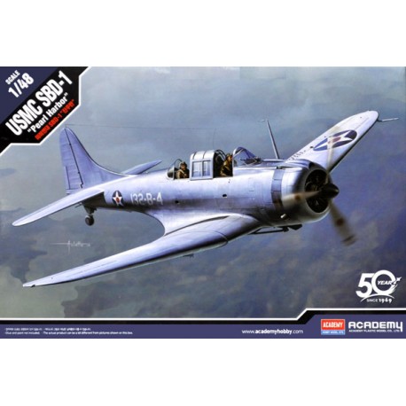 ACADEMY - USMC SBD-1 "PEARL HARBOR" 1:48                                                                                     ...