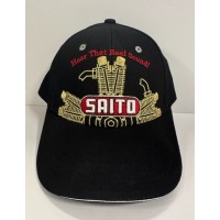 SAITO BASEBALL CAP WITH RADIAL ENGINE                                                                                          .