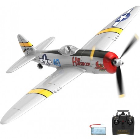 VOLANTEX RC - AEREO RC P47 Thunderbolt 400mm CON GYRO Xpilot One Key Aerobatic Stabilization System RTF (2,4 GHz) #761-16