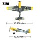 VOLANTEX RC - AEREO RC BF-109 400mm CON GYRO Xpilot One Key Aerobatic Stabilization System RTF (2,4 GHz) #761-11               .