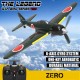 VOLANTEX RC - AEREO RC A6M ZERO 400mm CON GYRO Xpilot One Key Aerobatic Stabilization System RTF (2,4 GHz) 761-15