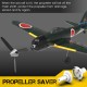 VOLANTEX RC - AEREO RC A6M ZERO 400mm CON GYRO Xpilot One Key Aerobatic Stabilization System RTF (2,4 GHz) 761-15