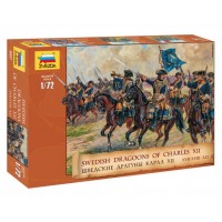 ZVEZDA - 1/72 SWEDISH CAVALRY 17TH-18TH CENTURY