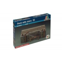 ITALERI - 1/35 DOCK WITH STAIRS - MOLO CON SCALE