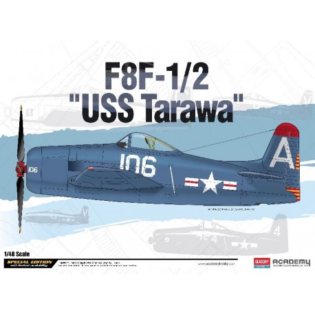 ACADEMY - F8F-1/2 USS TARAWA 1:48