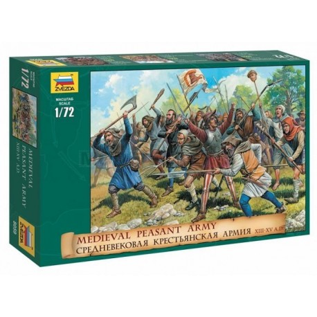 ZVEZDA - 1/72 MEDIEVAL PEASANT ARMY