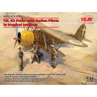 ICM - CR.42 Falco with Italian Pilots in tropical uniform 1939-1943 1:32