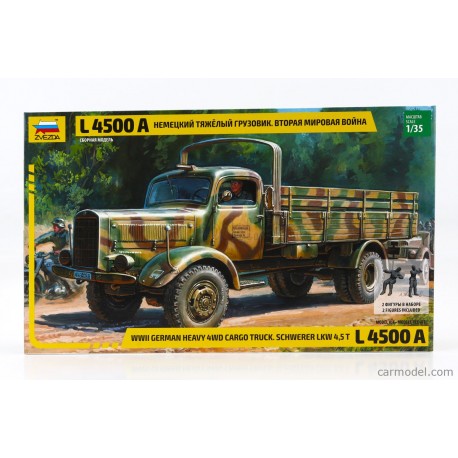 ZVEZDA - 1/35 GERMAN HEAVY 4WD CARGO TRUCK SCHWERER LKW 4,5T L4500A