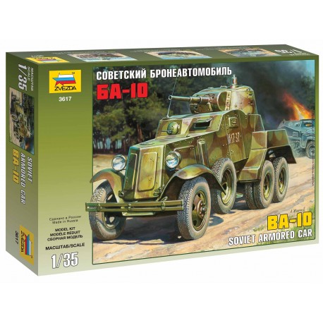 ZVEZDA - 1/35 BA-10 SOVIET ARMORED CAR