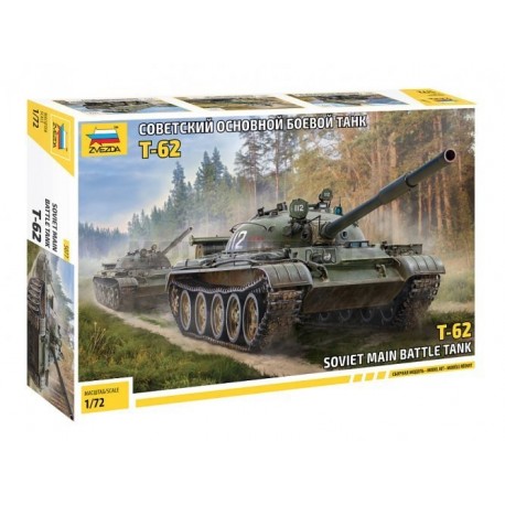 ZVEZDA - 1/72 T-62 SOVIET MAIN BATTLE TANK