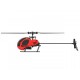 FliteZone - Hughes 300 Helicopter (Rosso) RTF                                                                                  .