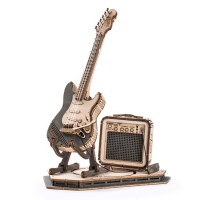 Chitarra elettrica (kit in legno tagliato al laser)                                                                            .